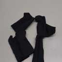 Molasus Women's Cotton Underwear High Waisted Full Coverage Ladies Panties (Regular & Plus Size) (Medium, Black-5pack)