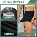 QGGQDD Workout Biker Shorts for Women - 3"/5" High Waisted Tummy Control Spandex Booty Shorts for Gym Yoga Volleyball (Black, XL)