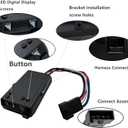 Proportional Trailer Brake Controller 8508211 with LED Digital Display Compatible with 1-4 Axle Heavy Duty Towing Trailers RV Trucks and Load,Plug and Play