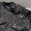 Portable Blackout Curtains (60" x 80") - Travel Blackout Curtains for Baby Nursery w/Stars - Portable Blackout Shades w/UV & Thermal Protection - 20 Stick on Suctions & Velcro Blackout Window Cover