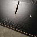 GarveeHome 75in Tall Black Bookcase, 6 Tier Wooden Book Shelf 47" Wide Farmhouse Display Bookshelf Storage Cabinet with Doors and Open Shelves for Bedroom Living Room Office