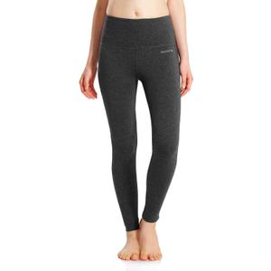 baleaf Leggings for Women with Pockets Tummy Control Compression Workout Athletic Running High Waisted Yoga Pants (M, Charcoal)