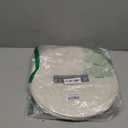 WAZAIGUR Round Placemats Washable Thick Cotton Absorbent 13 inch Round Table Mats for Kitchen Dining Table Set of 4 Round Woven Fabric Indoor/Outdoor Place Mats (Cream, 4)