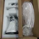 ducrew 24 Inch Flush Mount Ceiling Fans with Lights, High Airflow Remote/ APP Control, 3CCT Dimmable LED Light, Recessed Ceiling Fan for Kitchen, Bedroom, Patio