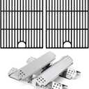 Grill Replacement Parts for Nexgrill 720-0830H, Nexgrill 720-0830X 720-0783E 720-0783EH, Grill Heat Plates and Grill Grates for Home Depot Nexgrill 4 Burner 720-0830H
