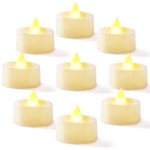 Homemory 22-Pack Flameless LED Tea Lights Candles Battery Operated, 200+Hour Fake Electric Candles TeaLights for Votive, Halloween, Ofrenda, Diya, Wedding Centerpiece Table Decor, Funeral, Christmas