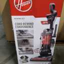 Hoover Rewind Pet Upright Bagless Vacuum Cleaner for Carpet and Hard Floors, Automatic Cord Rewind, Above Floor Cleaning Corded Vacuum Cleaners for Home Use, Gray