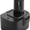 3.5Ah Replacement for DEWALT 12V Battery XRP DC9071 DW9072 DE9037 DE9074 DE9075 DE9501,Also Fit for Black and Decker 12V Battery PS130 A9252 A9275 PS130 PS130A Firestorm PS130