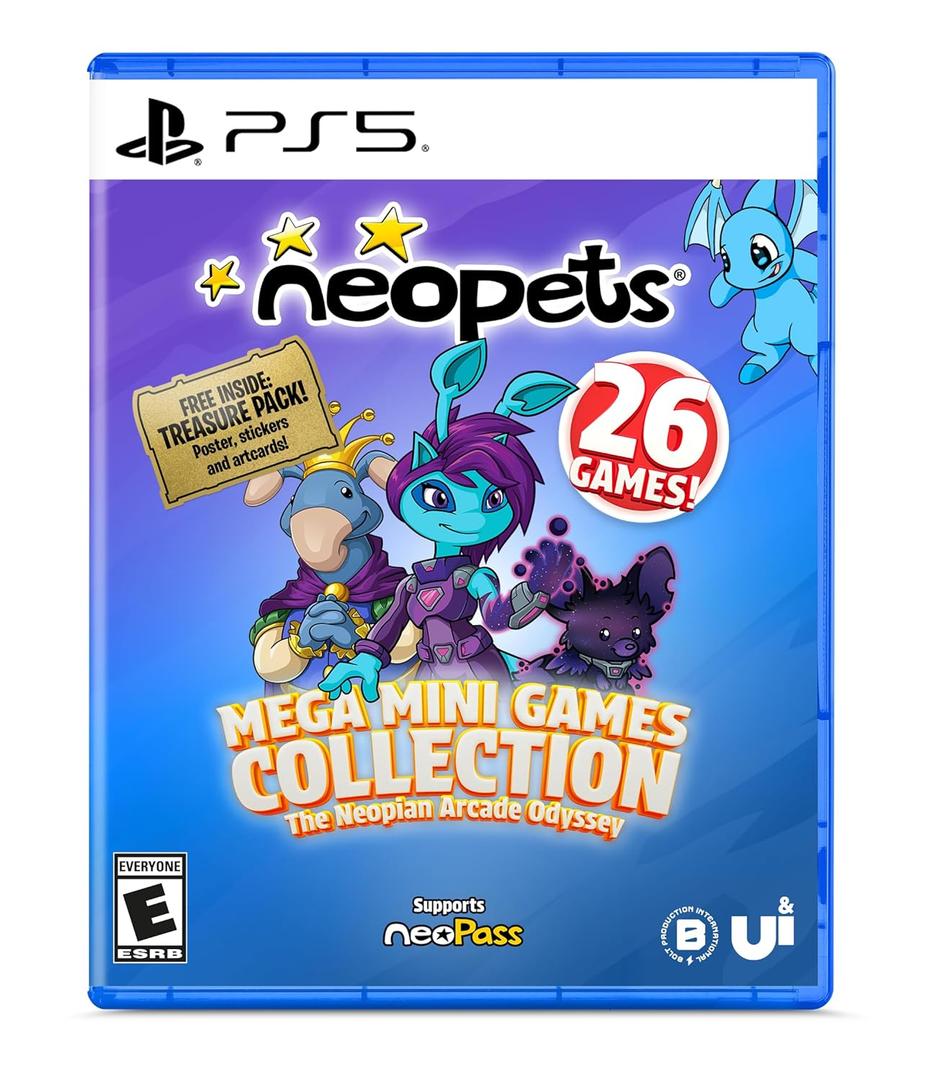 Neopets - Mega Mini Games Collection - The Neopian Arcade Odyssey - PlayStation 5