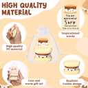 3 x Gemscream S'More Teacher Appreciation Gifts Bulk Thank You Gifts Funny Marshmallow Stress Ball with Inspirational Cards Organza Bag for Team Office Employee Volunteer Nurse Assistant Student(10 Sets)