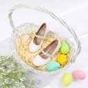 LAURMOSA Flower Girl Shoes Kids High Heels Mary Jane Flats Cute Pearl Rhinestones Girls Dress Pumps Shoes for Church Wedding Party Little Big Kids. size 13