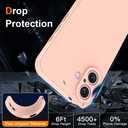 2 x iPhone 16 Plus Case, Slim Thin Ultra Flexible Silicone Phone Case for iPhone 16 Plus, Gel Rubber Soft Skin Silicone Protective Case, Feels Good to Touch, Drop Protection (Pink)