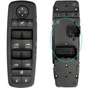 Driver Side Master Power Window Control Switch for 2012-2015 Chrysler Town & Country/Dodge Grand Caravan/Ram 1500 2500 12 13 14 15, 2015 Ram 3500 68110867AB 68110867AA