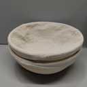 Banneton Bread Proofing Basket Set of 2: 9 Inch Round Sourdough Proofing Bowls for Artisan Bread Making for Professionals and Home Bakers