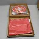 12 Pcs Christmas Party Decorations Red and Green Paper Lanterns Candy Red and Green 9.8 Inch Lanterns Christmas Hanging Ornament Candy Indoor Outdoor Decoration for Holiday Xmas Party