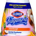 Clorox Fraganzia Gel Air Freshener Cone, Hawaiian Escape Scent - No-Plug, Battery-Free Air Freshener for Small Rooms, Closets, Kitchens, Bathrooms, Offices and More, 6 Ounce (6 Fl Oz (Pack of 1))