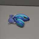 Kids Bluetooth Headphones, Lightweight Wireless Headphones for Kids, 85/94dB Volume Limited, 60 Hours Playtime, Bluetooth 5.3, Over-Ear Toddler Headsets with Built-in Mic-Blue