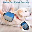 3 x Electrostatic Pet Hair Remover Glove, 2 in 1 Double Sided Pet Hair Removal Glove for Cats & Dogs, Washable Reusable Pet Grooming Glove for Couch, Furniture, Carpet, Car Seat, Curtain (1 PCS)