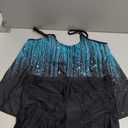 Urchics Womens 2025 Tankini Swimsuits Tummy Control Flowy Swimwear Two Piece Bathing Suits Swim Tank Top with Boyshorts (XX-Large, Green Meteor)