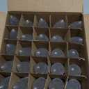 50PACK C9 Christmas Lights LED Replacement BulbsShatterproof & Waterproof Plastic C9 Led Bulbs for Outdoor String Lights, E17 Base, 0.6W Equivalent to 7W, Warm White 2700K, 50LM Holiday Decoration