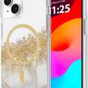 Case-Mate iPhone 15 Case - Karat Marble [12ft Drop Protection] [Compatible with MagSafe] Magnetic Cover with Cute Bling Sparkle for iPhone 15 6.1", Anti-Scratch, Shock Absorbent Material, Slim Fit