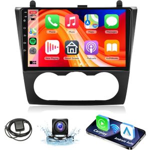 Car Radio for Nissan Altima 2008 2009 2010 2011 2012 Carplay, Rimoody Car Stereo with Android 13 Android Auto Mirror Link 9'' Touchscreen GPS WiFi HiFi FM/RDS Bluetooth Backup Camera