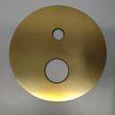 BESy Shower System with 10 Inch Round Rain Shower Head and Handheld Wall Mounted, High Pressure Rainfall Shower Faucet Fixture Combo Set with 2 in 1 Handheld Showerhead for Bathroom, Brushed Gold