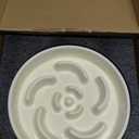 Slow Feeder Dog Bowl, Ceramic 1.5 Cups Dog Food Bowls for Small, Medium, and Large Breed, Anti-Slip Maze Puzzle Food Dish to Slow Down Eating (White, 1.5 Cups)
