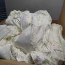 Bedsure Tufted Boho Comforter Set Oversized Queen - Beige Boho Bed Set, GentleSoft™ 3 Pieces Farmhouse Shabby Chic Embroidery Bedding, Gifts for Woman, Soft Jacquard Comforter for All Seasons