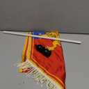 28 Inch Halloween Medieval Fantasy Pull-down Banner with Lion Design Hanging Party Bunting Banner Medieval Party Decorations Garden Cutouts Flag for Castle Theme Festival Birthday Decor