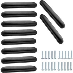 Padded Armrests for Wheelchair, Universal Arm Pads Replacement Black 13-7/8" Suitable for Most Brands of Wheelchairs(13-7/8"(10pcs))