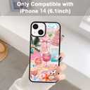 European Summer Beach Phone Case Compatible with iPhone 14,Coquette Aesthetic Collage Cases for Women Girls