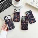 Compatible with iPhone 17 Pro Max Case Cute Tortoise Shell Pattern Brown Leopard Phone Case for Women Girls,Shockproof TPU and Hard PC Protective Cover-Brown Tortoise Shell 2