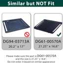 DG61-00570A Oven Bottom Liner Replacement Parts for Samsung Gas Range Liners Bottom Plate Floor Samsung NX58R5601SS/AA NX58M6630SS/AA Convection Oven Cavity-Floor Coating Bottom Pan Tray 1 Pcs