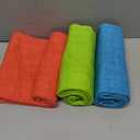 HELOMOR 3 Extra Large Microfiber Cleaning Cloths, 30"x18" Floor Towels for Squeegee Mop, Reusable Multi-Purpose Cleaning Rags for House, Kitchen, Car & Windows, Highly Absorbent, Lint-Free