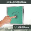 Vent Systems 20" x 20" Inch Wall Access Panel for Drywall – Click-to-Open Wall Hole Cover – Access Panels with Safety Cable – Durable Aluminum Wall Panel for Plumbing, HVAC – Ceiling Box Cover