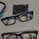 CARA Progressive Reading Glasses for Men Multifocus TR90 Readers, Superior Lightweight Blue Light Blocking Eyeglasses 2 Pack(Black+Blue, +2.00) (Progressive&top is Not 0 (3 Ft Range)-1 Black + 1 Blue)