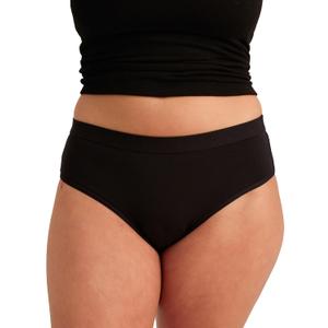 saalt EveryWear Cotton Brief Period Underwear - Heavy Absorbency - Comfortable, Thin, and Keeps You Dry from All Leaks XS