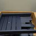 Patio Dining Chair, HDPE Outdoor Chairs with 385 lbs Weight Capacity, All Weather Fire Pit Chair for Porch, Pool, Deck, Backyard, Garden - Black (1 Set)