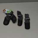 EXPAWLORER Anti Slip Dog Socks to Prevent Licking Paws, Shoes for Winter Snow, Boots & Paw Protectors with Grippers, Waterproof Booties for Hardwood Floors for Small Medium Large Senior Dogs Black L