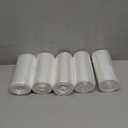 FORID Clear Medium Garbage Bags  8 Gallon Plastic Trash Bags 30 Liter Wastebasket Bin Liners 220 Count for Bathroom Bedroom Office Trash Can