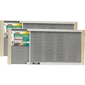 Frost King 2AWS1207 WB Marvin Adjustable Window Screen, 10in High x Fits 21-37in Wide (2 Pack)
