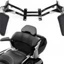 Motorcycle Passenger Armrests, Adjustable Rear Armrests for BMW K1600GTL 2010-2018 Replacement Accessories Parts Black