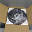 Black Flush Mount Ceiling Light Fixtures, 2-Light Ceiling Mount for Farmhouse with Seeded Glass Lampshade, Industrial Flush Mount Light Fixture Farmhouse for Hallway, Kitchen, Entryway and Foyer