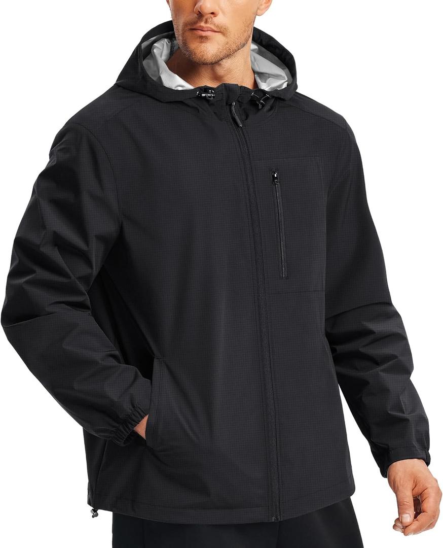 Junlan Sauna Suit for Men - Sweat Suit Sauna Jacket for Gym Workout (4X-Large, Black)