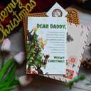 10 x Christmas Card for Cat Dad Owners Lovers, Christmas Card from Cat with Envelope and Seal, Funny Cat Christmas Card, Cat Dad Christmas Gift, Cat Daddy Cards