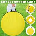 28 in 10 Foot Yellow Extra Large Dog Agility Tunnel with Sandbags