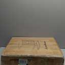 conifferism Black Nightstand with 2 Drawers, Bedroom Modern Bedside Table with Metal Legs, Fluted Couch End Side Table for Small Spaces, Living Room