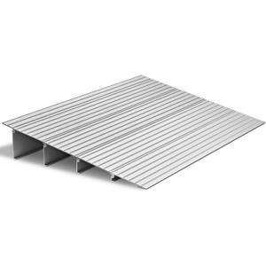 VEVOR Door Threshold Ramp 4 Rise Aluminum Alloy Threshold Ramp Rated 800 lbs Load Capacity, Handicap Ramps for Home Steps for Wheelchair, Scooters, Power Chairs, Walkers, Bicycle, Tricycle