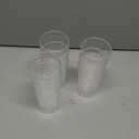 G.E.T. Unbreakable Stackable Restaurant Plastic Tumbler/Cup (Set of 9) 16 Ounce Clear | For Restaurants and Home, Dishwasher Safe, BPA Free